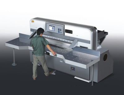 Cortadora de papel hidráulica doble computarizada