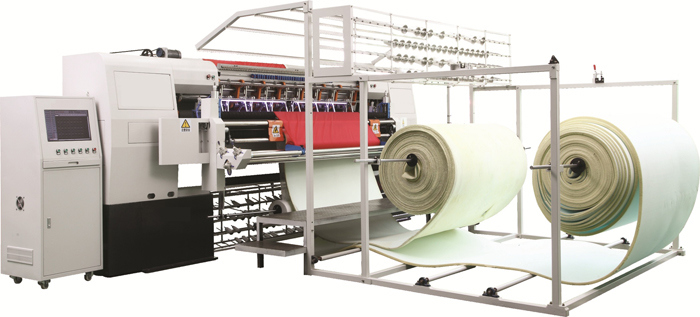 Компьютеризированная цепная стежка с многошнековым стеганым аппаратом 1500 High Speed